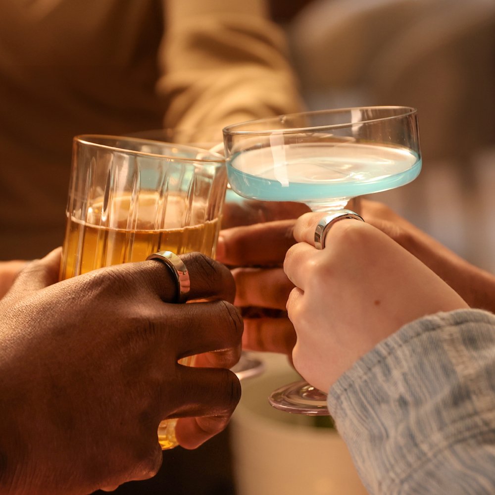 Ringconn Smart Ring Gen2 Air Für Frauen Und Männer - Schlaf- Und Fitness Tracking Wearable - Herzfrequenz - Dünengold Grösse 11