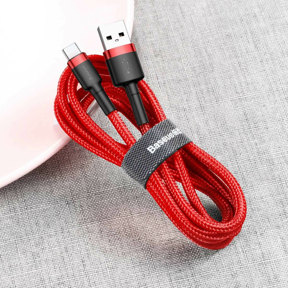 EAN 6953156278219 - Baseus 6953156278219 cable de teléfono móvil Rojo 1 m USB A USB C imagen 3