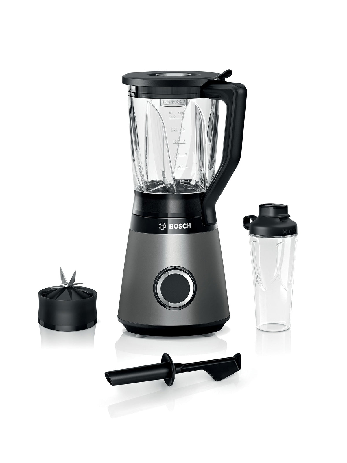 Bosch Mmb6174s Batidora Batidora De Varillas 1200 W Negro, Metálico, Transparente