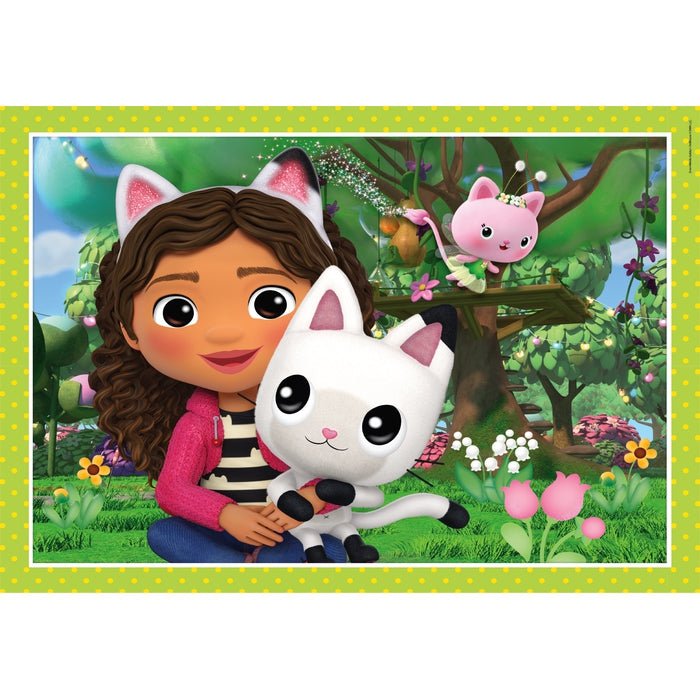 Puzzle Clementoni Supercolor 4 In 1 - Dreamworks Gabby''S Dollhouse 21524