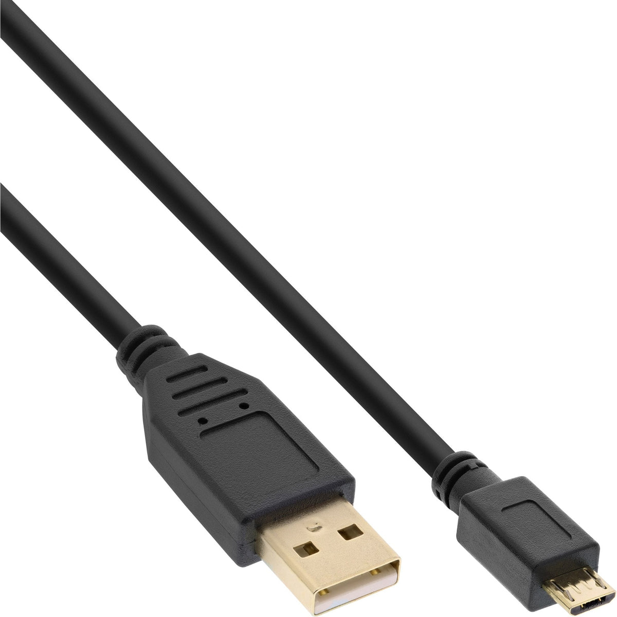 Inline Micro Usb 2.0 Cable Usb Tipo A Macho A Micro-B Macho Negro 1,5 M