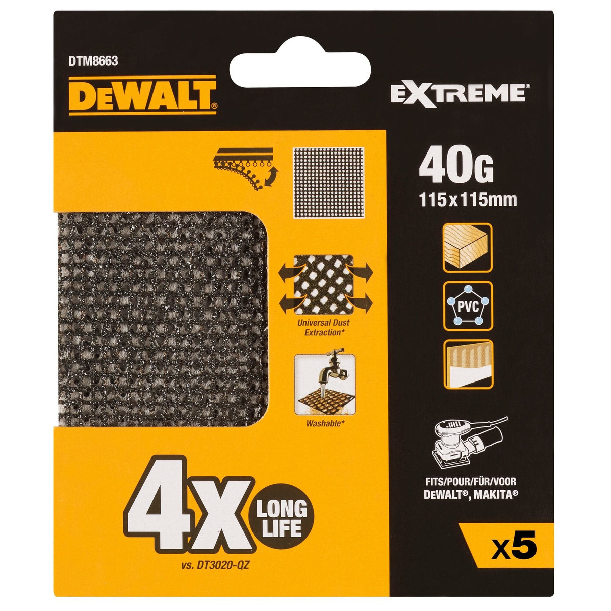 EAN 5035048543559 - DeWALT DTM8663-QZ accesorio para lijadora 5 pieza(s) imagen 2