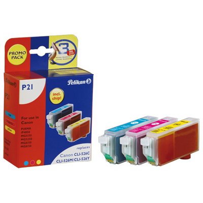 Pelikan Cartucho Canon P21 Cli526 Multipack Compatible