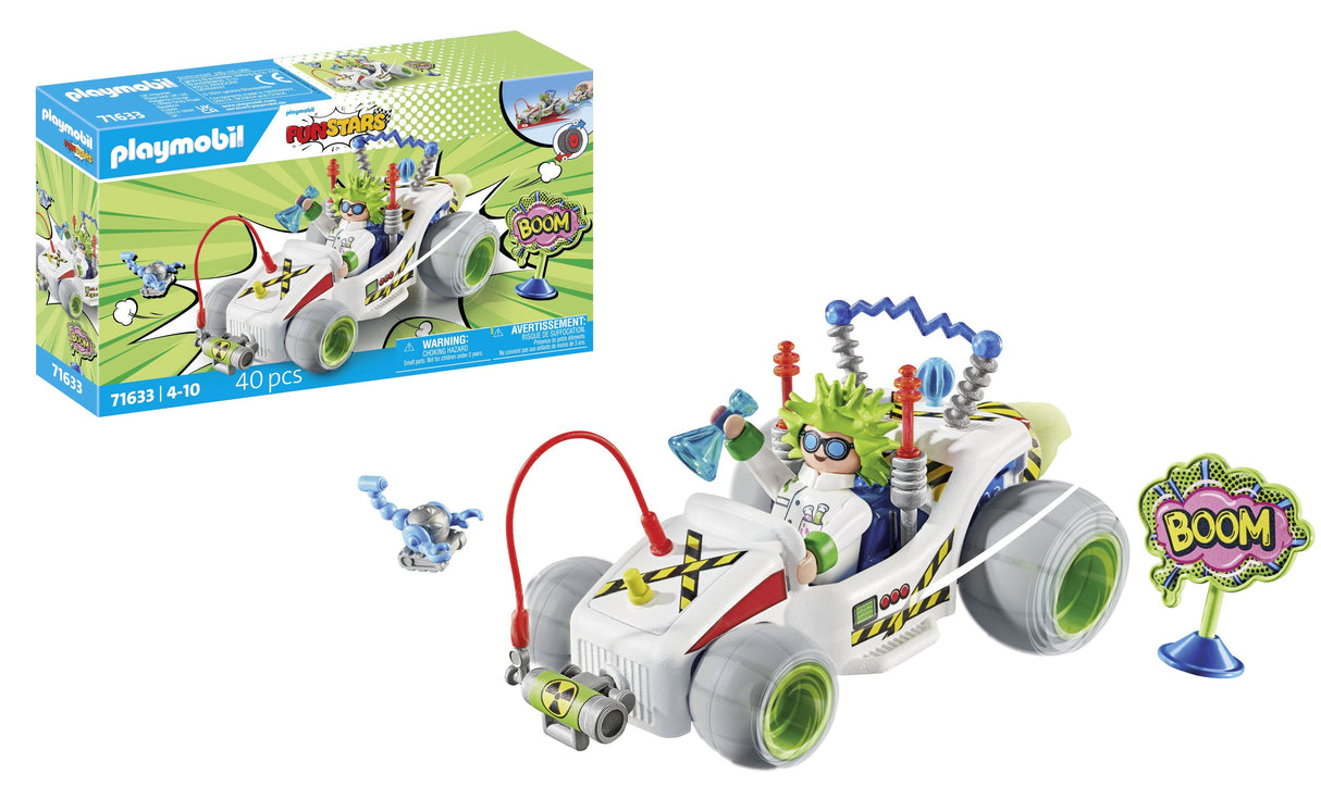 Playmobil 71633 Funstars Racing Profesor, Juguete De Construcción 71633