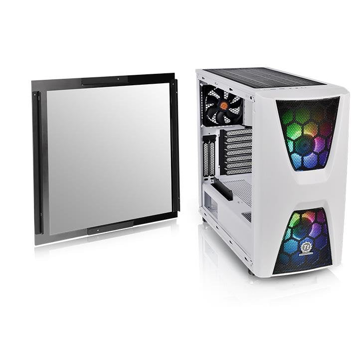EAN 0841163070543 - Thermaltake Commander C34 TG Snow ARGB Edition Midi Tower Negro, Blanco imagen 6