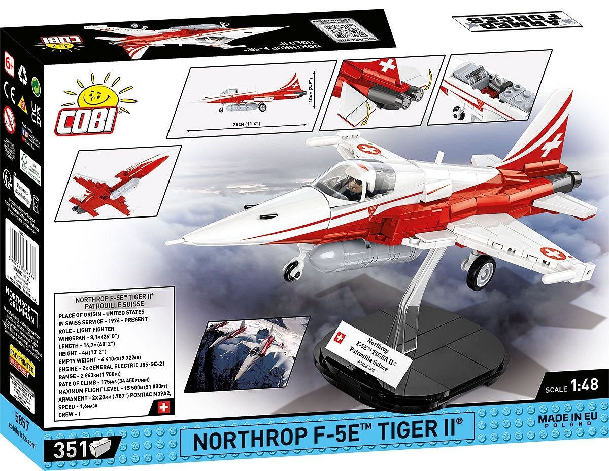 Cobi Northrop F-5e Tiger Ii, Juguete De Construcción Cobi-5857