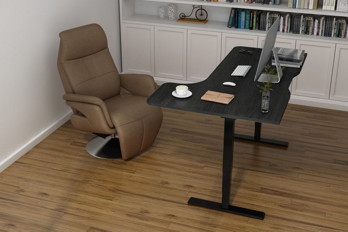 Digitus Bastidor De Mesa Eléctrico De Altura Regulable, Motor Doble, 3 Niveles, Negro