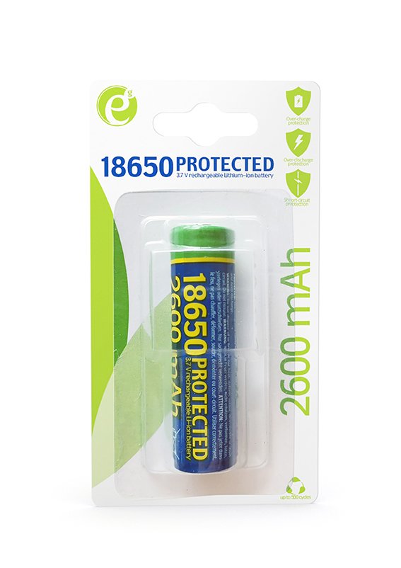 EAN 8716309122351 - Gembird EG-BA-18650/2600 pila doméstica Batería recargable Ión de litio imagen 2