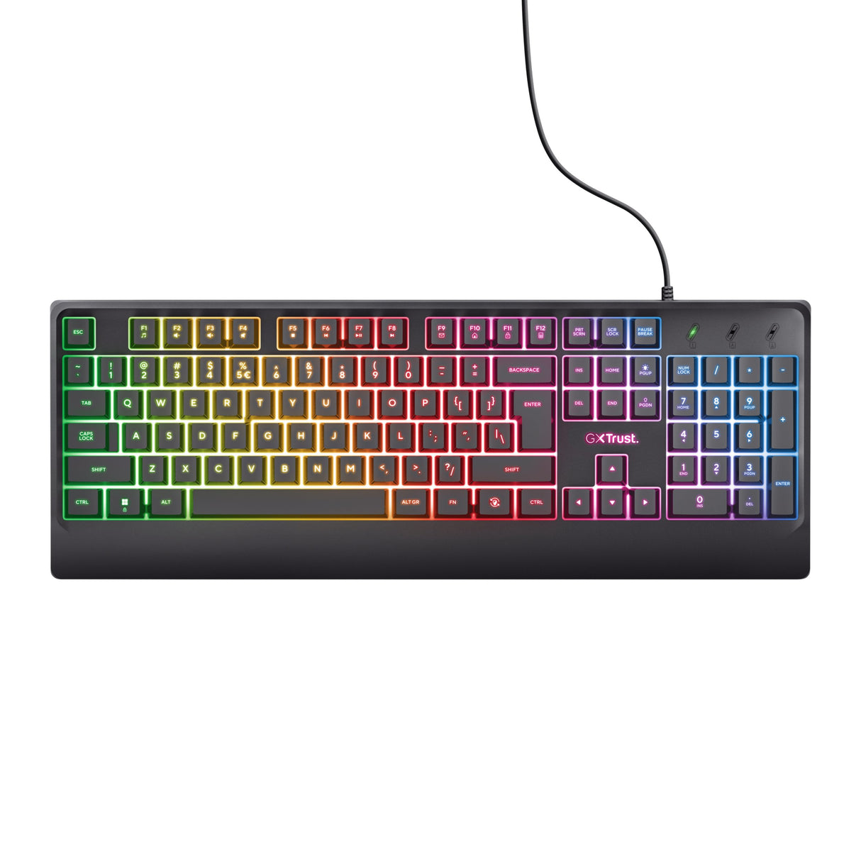 EAN 8713439251555 - Trust GXT 792 QUADROX teclado Ratón incluido Juego USB QWERTY Inglés de EE. UU. Negro imagen 5