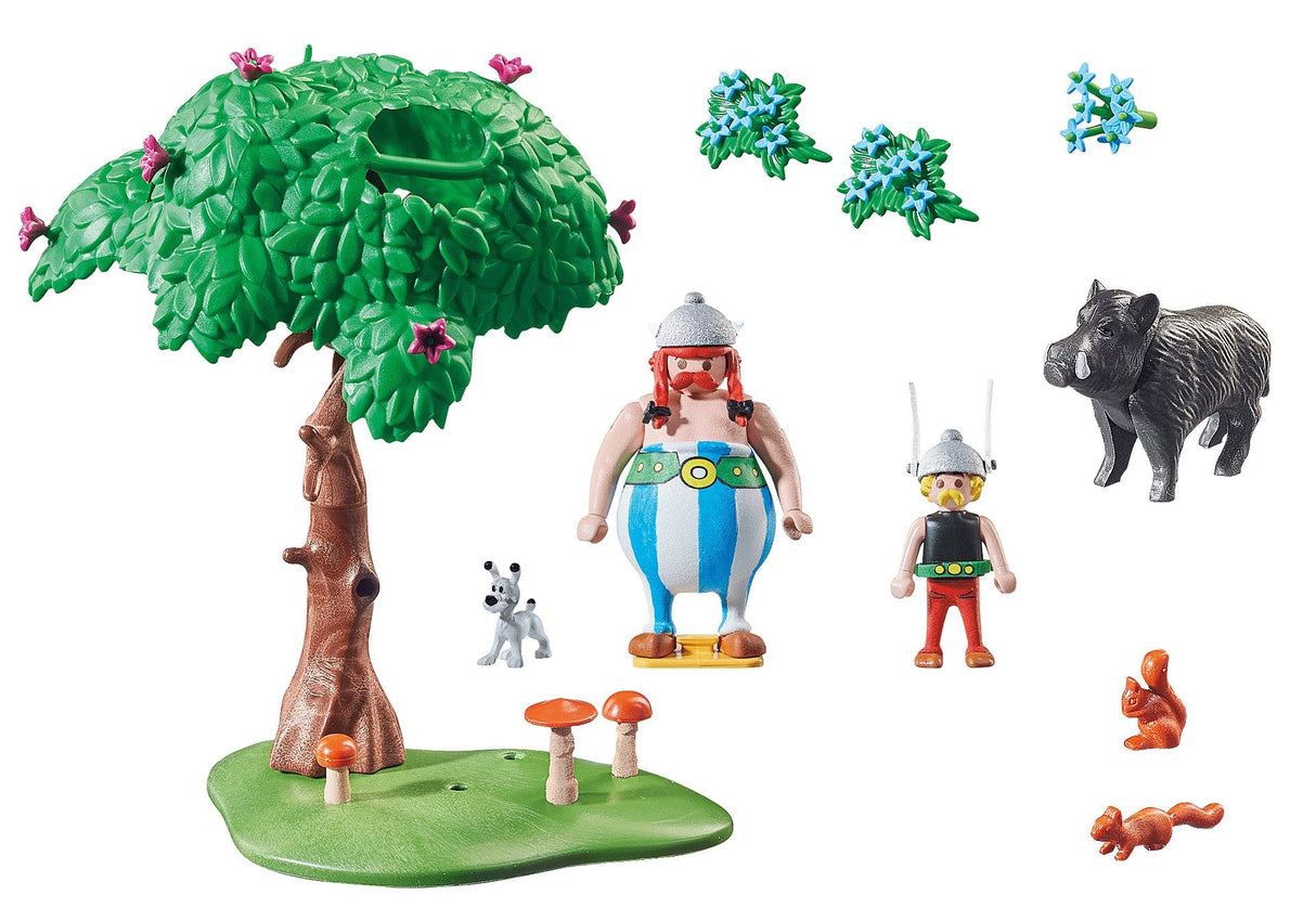 Playmobil 71160 Asterix: Wildschweinjagd, Konstruktionsspielzeug 71160
