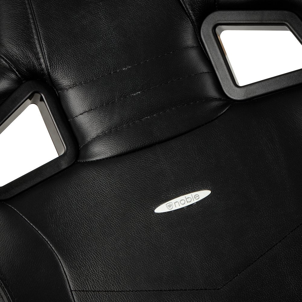 Noblechairs Epic Echtleder Gaming Silla - Negro