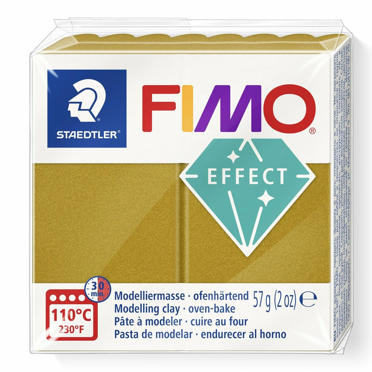 Fimo Mod.Masse Effect 57g Oro Metálico
