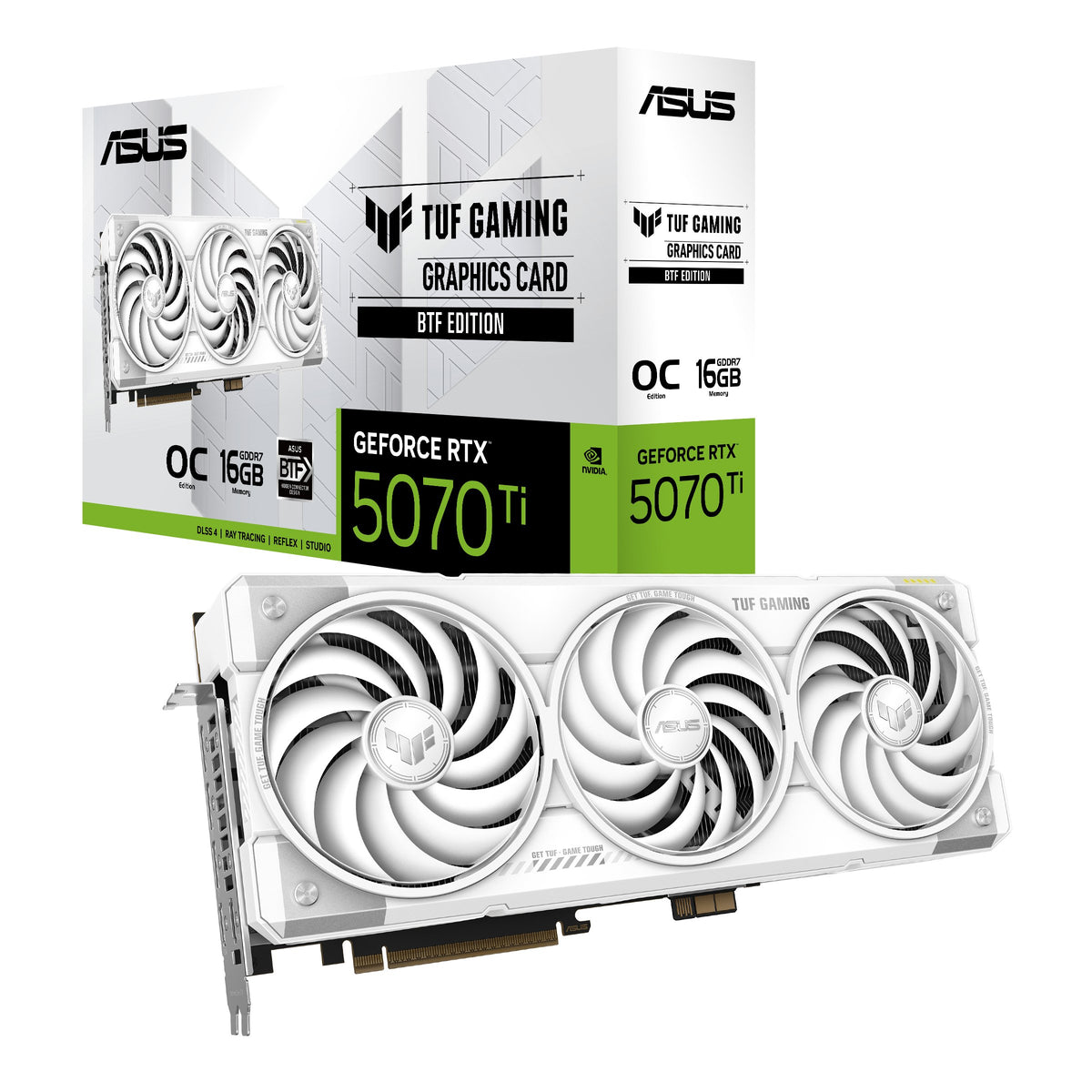 EAN 4711636126151 - ASUS TUF Gaming TUF-RTX5070TI-O16G-BTF-WHITE NVIDIA GeForce RTX 5070 Ti 16 GB GDDR7 imagen 12