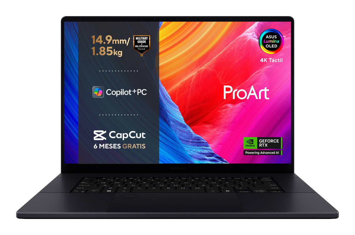 EAN 4711636046640 - ASUS ProArt P16 H7606WP-SC105W 40,6 cm (16") Pantalla táctil LPDDR5x-SDRAM NVIDIA GeForce RTX 5070 Wi-Fi imagen 2