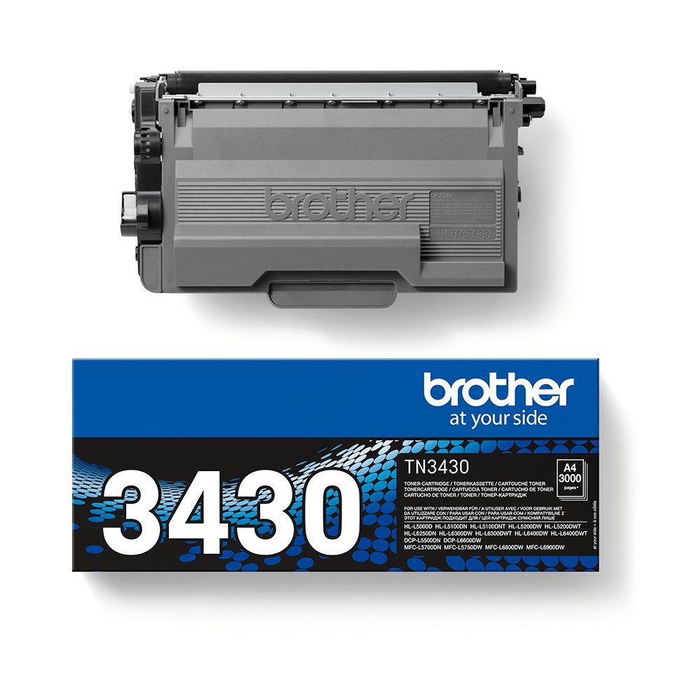 EAN 5715063301692 - Brother TN-3430 cartucho de tóner 1 pieza(s) Original Negro imagen 2