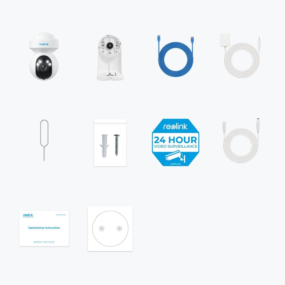 Cámara Reolink E Series E560 4k 8mp Wifi Ptz Inteligente Con Seguimiento Automático, Blanco