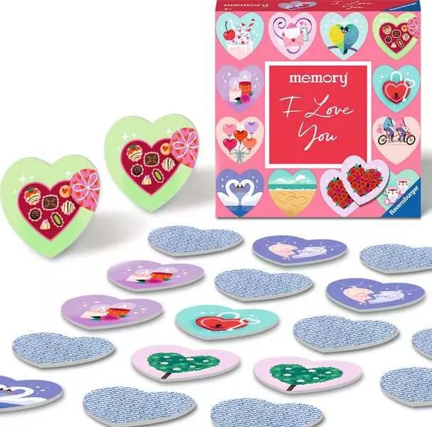 Momentos De Memoria De Ravensburger - Te Amo, Juego De Memoria 22398
