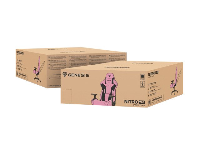 EAN 5901969435153 - GENESIS Nitro 720 Silla para videojuegos de PC Asiento inflable Negro, Rosa imagen 15