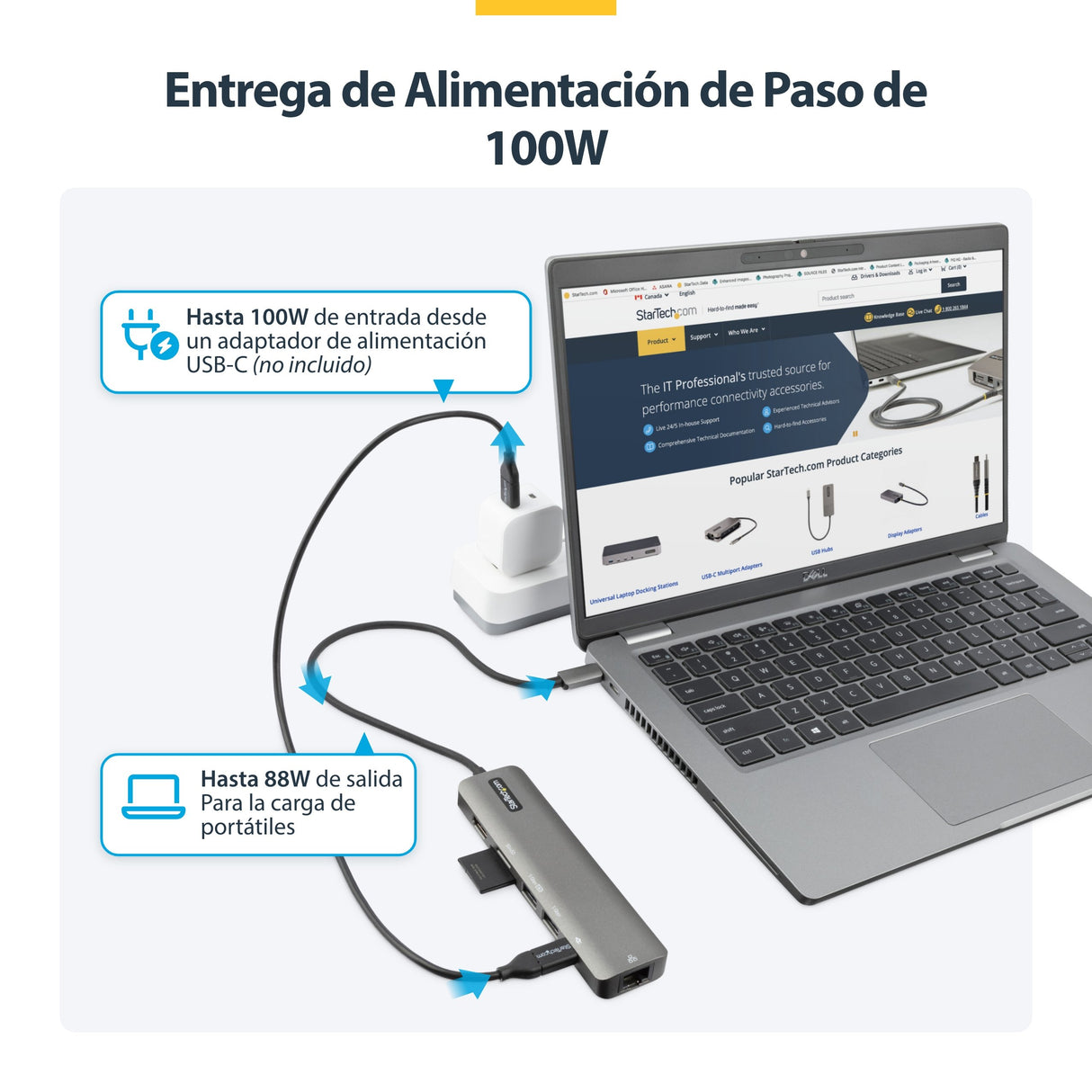 EAN 0065030891790 - StarTech.com DKT30CHSDPD1 base para portátil y replicador de puertos Alámbrico USB 3.2 Gen 1 (3.1 Gen 1) imagen 9