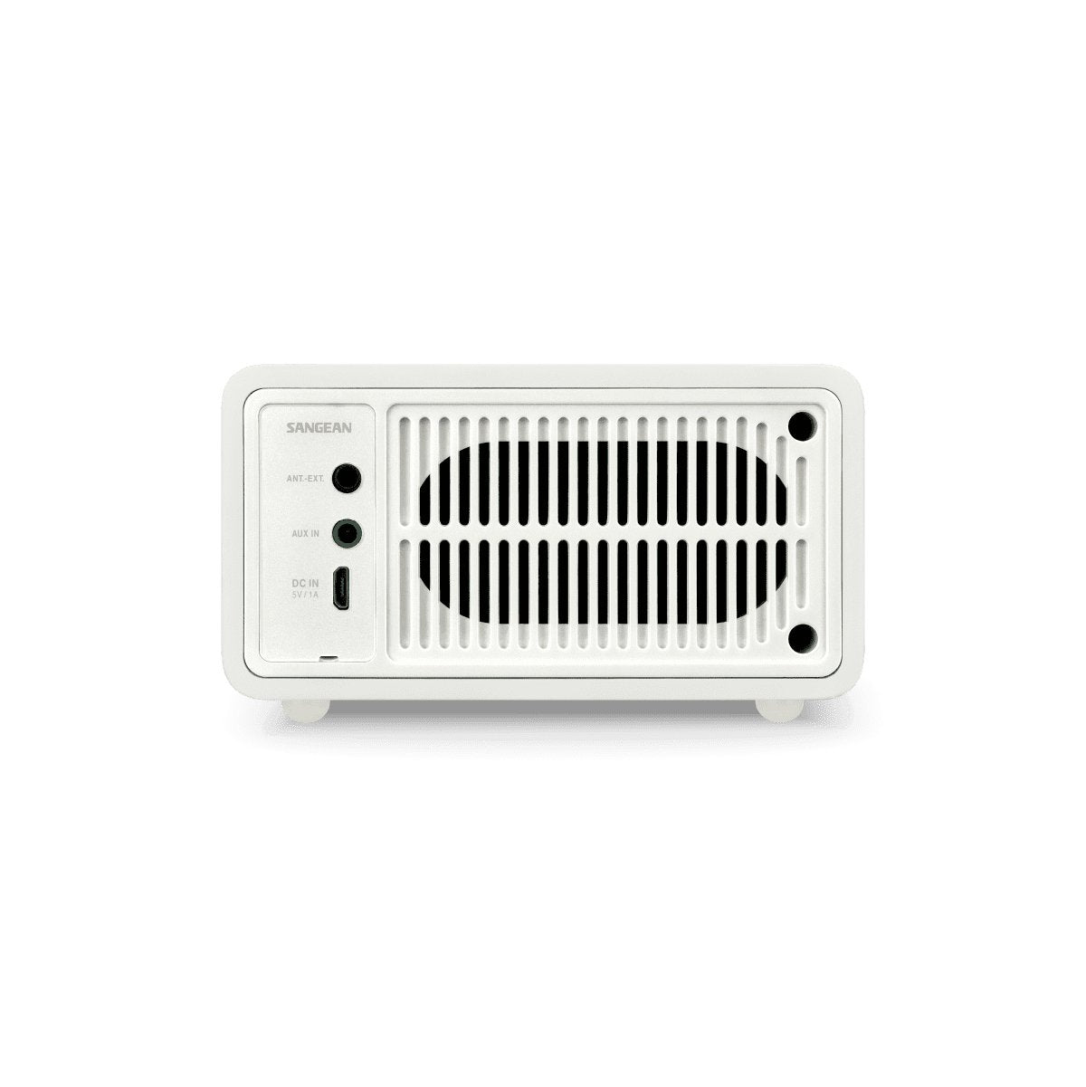Sangean Wr-7 Blanco Mate Radio Analógica Sobremesa Fm Bluetooth Batería Li-Ion Recargable