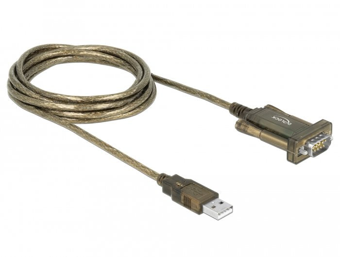 EAN 4043619640737 - DeLOCK 64073 cable de serie Transparente 2 m USB tipo A DB-9 imagen 2