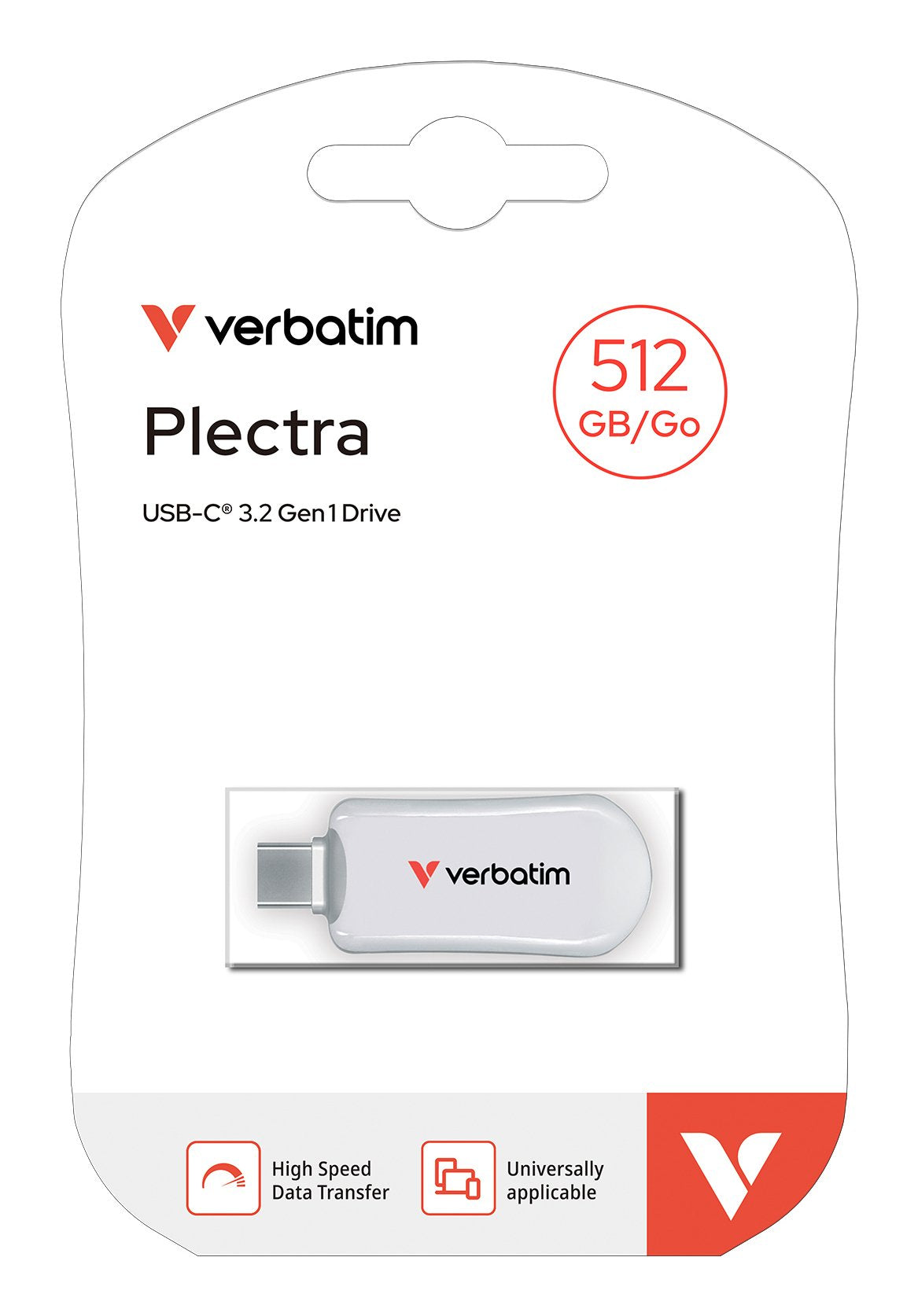 EAN 0023942302315 - Verbatim 30231 unidad flash USB 512 GB USB Tipo C 3.2 Gen 1 (3.1 Gen 1) Blanco imagen 4