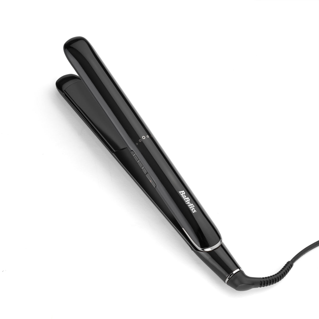 EAN 3030050153941 - BaByliss ST255E Utensilio de peinado Plancha de pelo Caliente Negro, Oro 2 m imagen 4