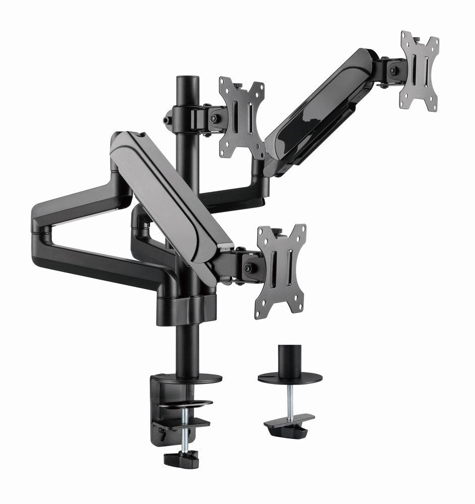 Gembird Desk Mounted Adjustable Mounting Arm For 3 Monitors - Full-Motion