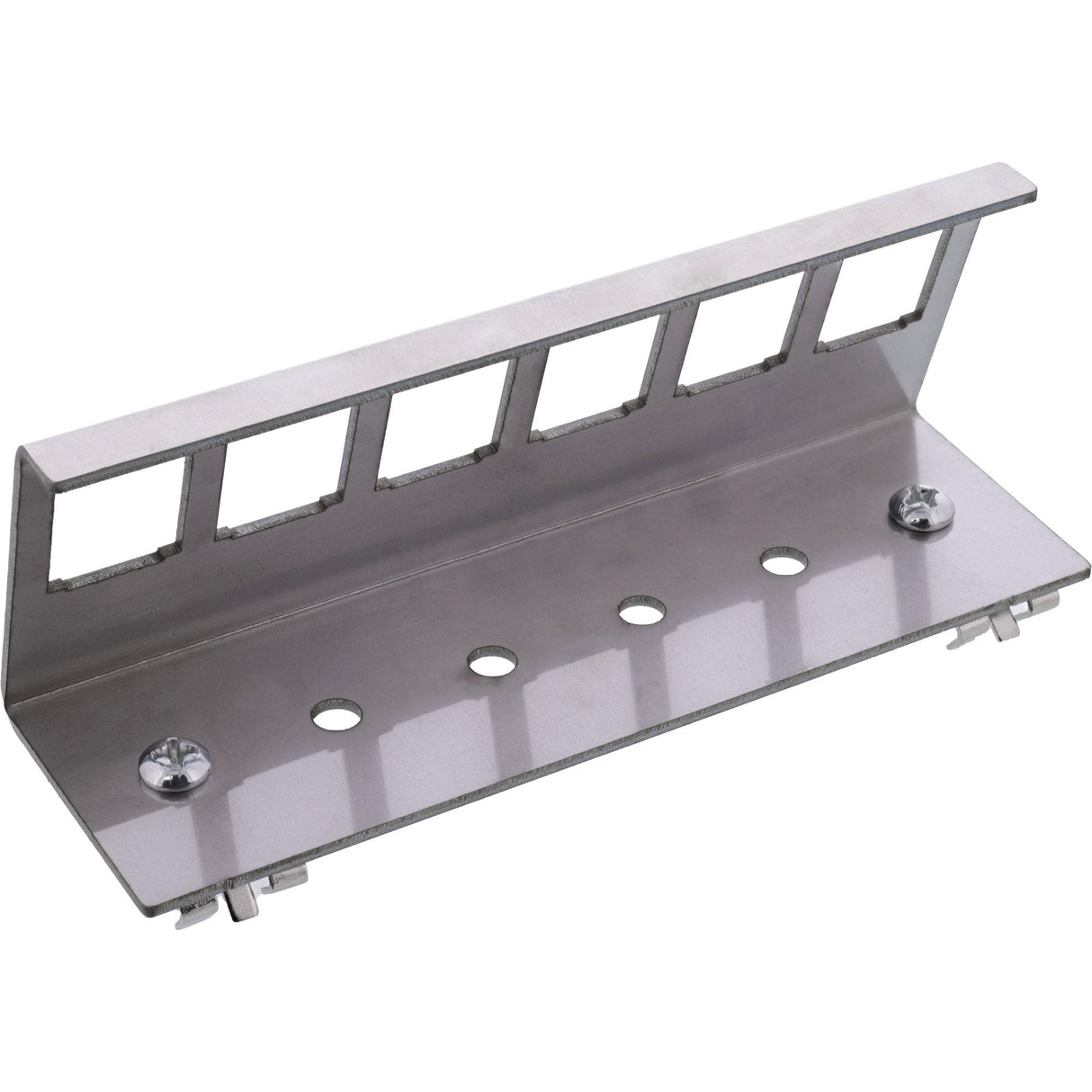 Inline® Keystone Mounting For Din Rail, 6-Port, Metal