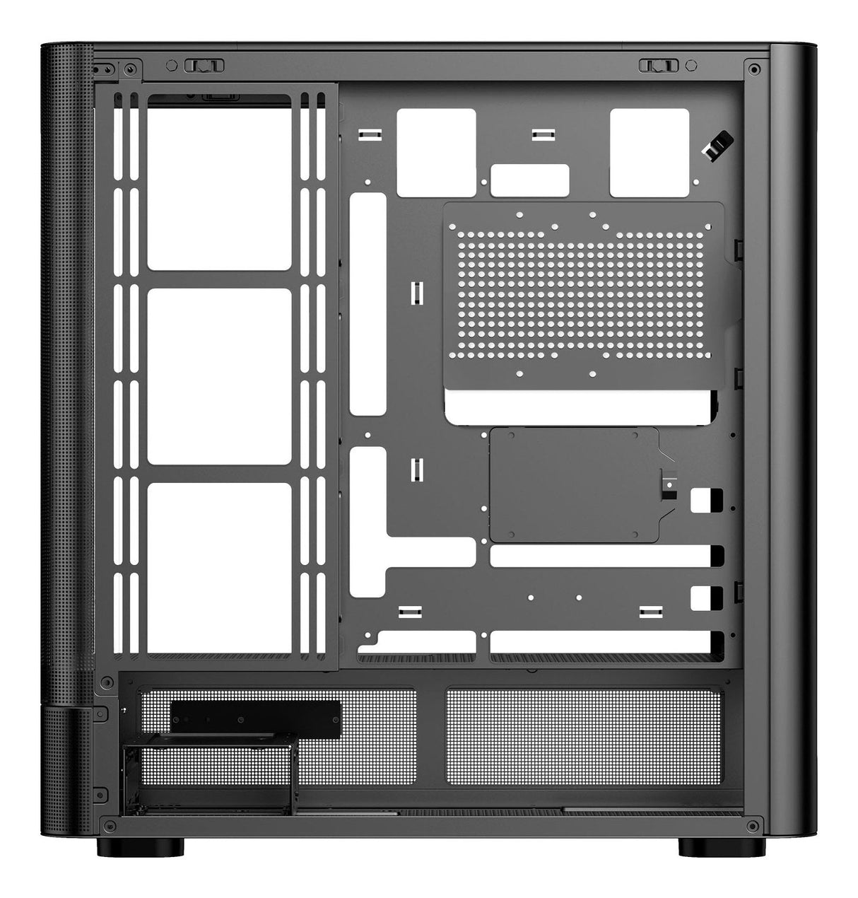Caja Pc Abysm Danube Sava H500 Ii Torre Atx, Itx, Micro Atx - Lateral De Cristal Templado - 3.5" Y 2.5" - Usb-A, Usb-C Y