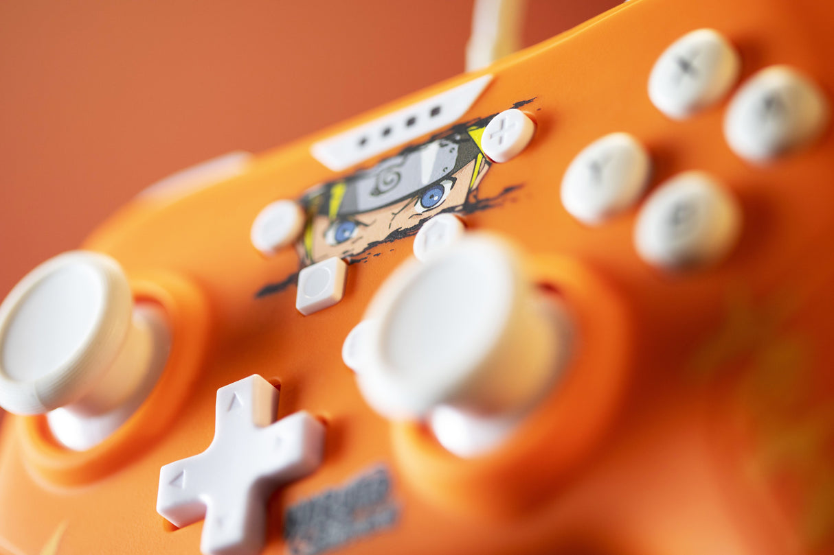 EAN 3328170287449 - Konix KX NARUTO SWITCH/PC PAD ORANGE Gamepad imagen 6