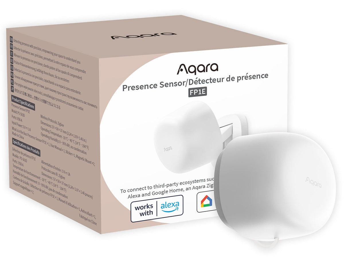 EAN 6975833356478 - Aqara PS-S03D detector de movimiento Sensor infrarrojo pasivo (PIR) Inalámbrico Techo/pared Blanco imagen 1