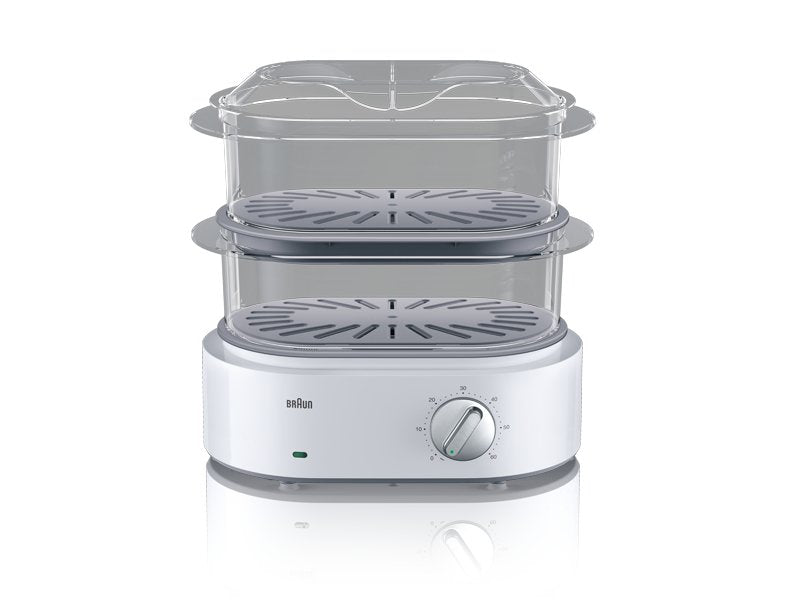 EAN 8021098773357 - Braun FS 5100 vaporizador 2 cesta(s) Encimera 850 W Blanco imagen 1
