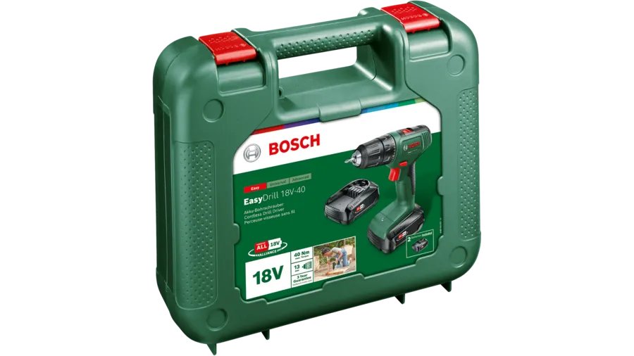 EAN 4053423232561 - Bosch EasyDrill 18V-40 1630 RPM Sin llave 1,3 kg Negro, Verde imagen 3