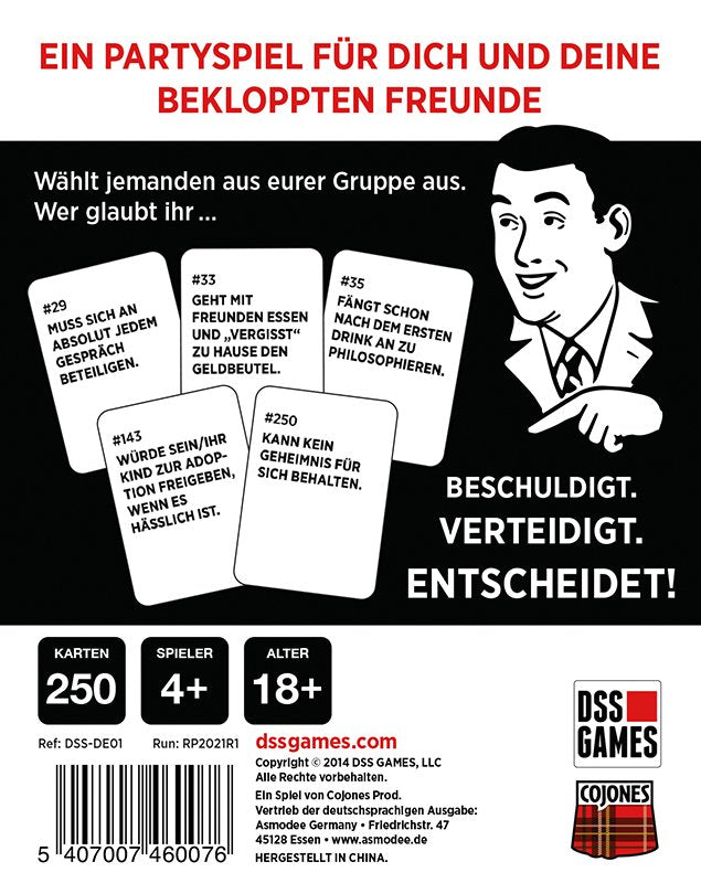 EAN 5407007460076 - Asmodee Drunk, Stoned or Stupid Juego de mesa Partido imagen 4