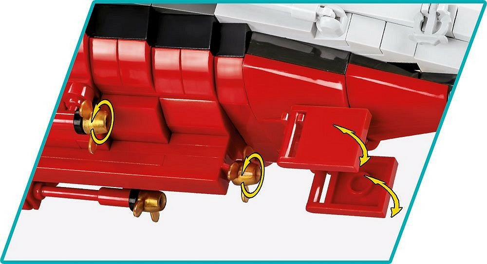 Juguete De Construcción Cobi Acorazado Tirpitz, Escala 1:300 Cobi-4839