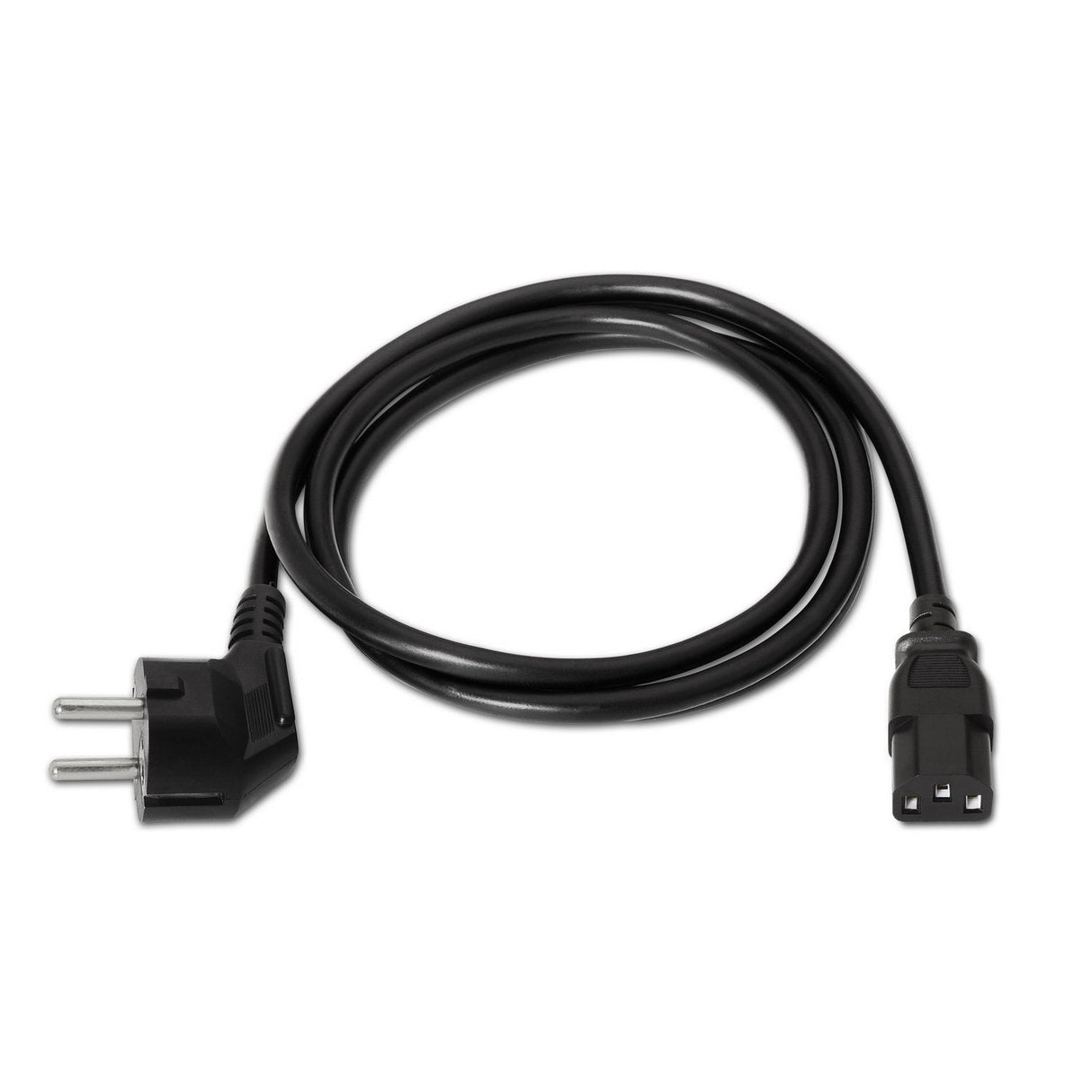 Aisens Cable Alimentacion Cpu - Cee7/M-C13/H - 5.0m - 100% Cobre Puro Awg18 - Negro