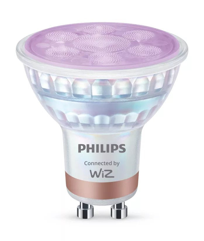 Wiz Philips Smart Wifi Spot Par16 Gu10 4.7w 36° 345lm Rgb, 3pcs Pack