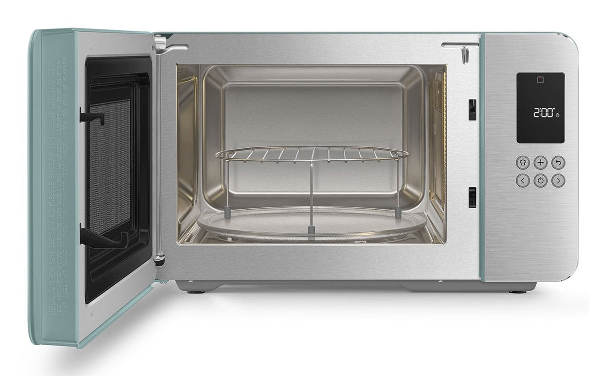 Microondas Smeg Con Grill Moc01egmeu, 4 Funciones, 1900w, Verde Esmeralda Mate