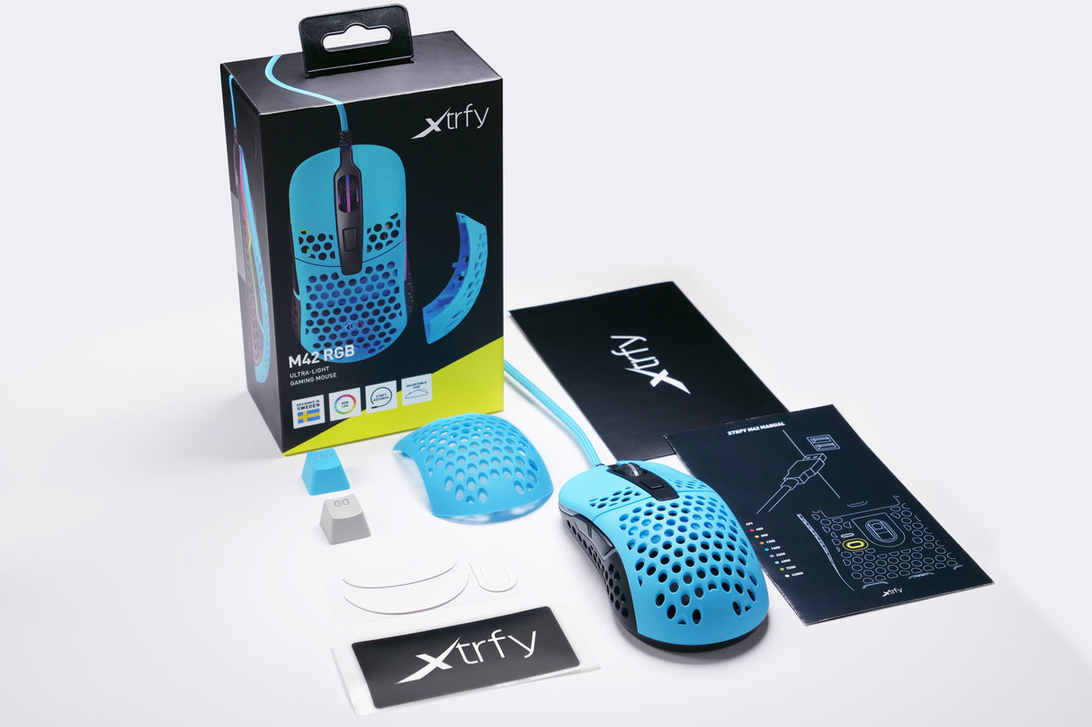 Xtrfy M42 Ratón Ambidextro Usb Tipo A Óptico 16000 Dpi