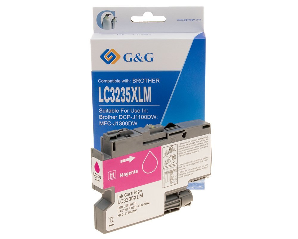 EAN 6939385911912 - G&G NP-B-03235XLM cartucho de tinta 1 pieza(s) Compatible Alto rendimiento (XL) Magenta imagen 1