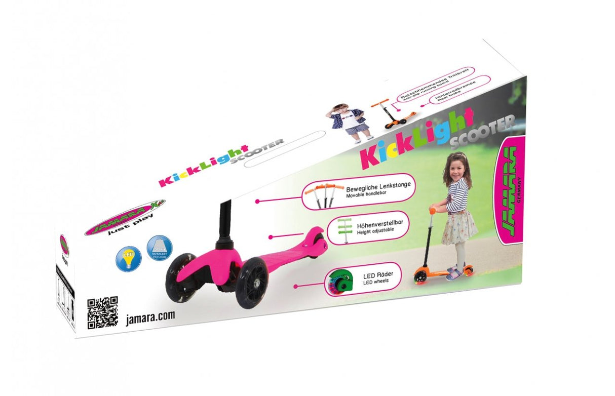 Jamara 460495 Scooter Niños Patinete De Tres Ruedas Negro, Verde