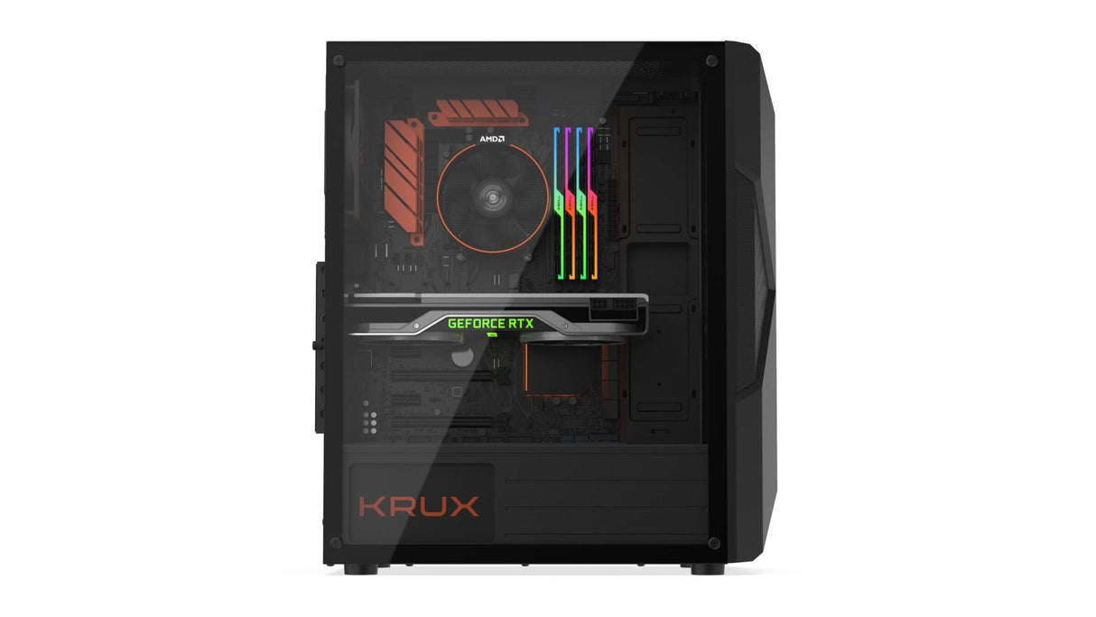 Caja Pc Krux Astral Gaming Atx Negra