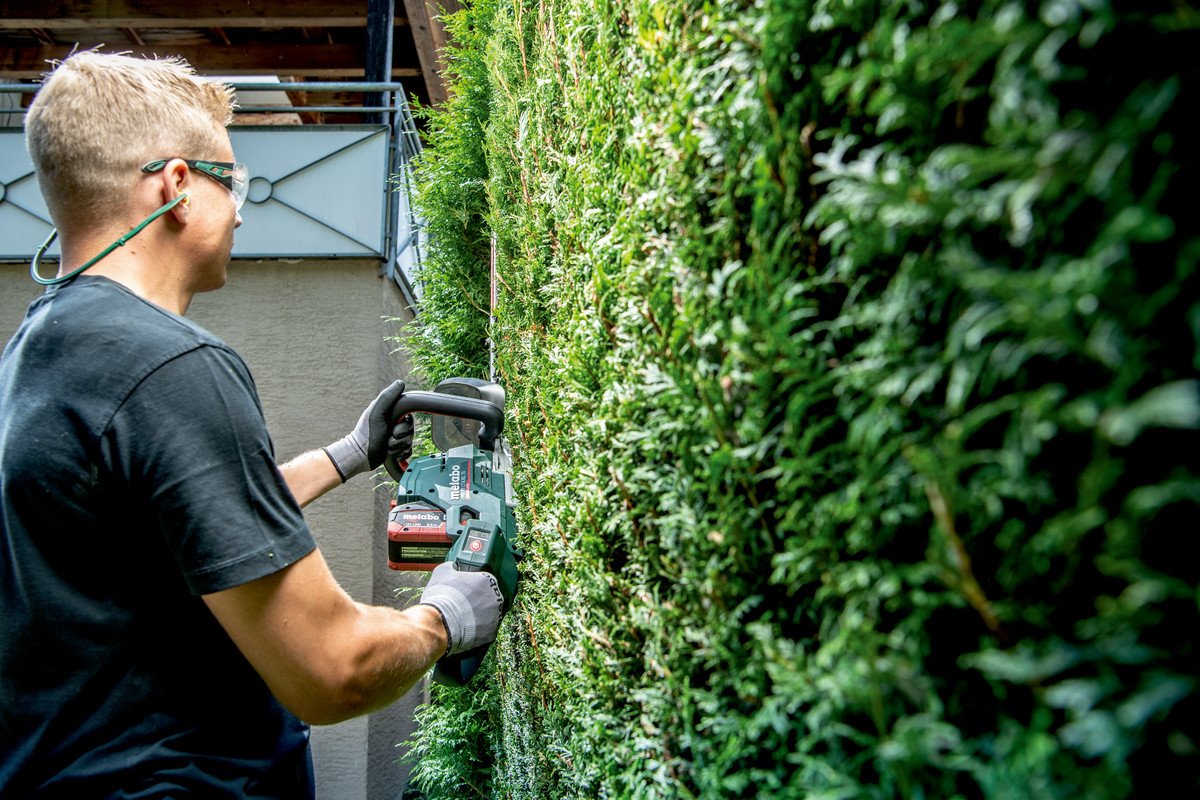 Cortasetos Inalámbrico Metabo Hs 18 Ltx Bl 75 Solo