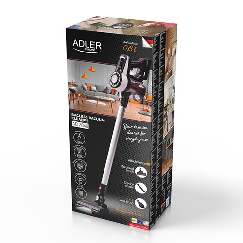 EAN 5903887809580 - Adler AD 7048 aspiradora de pie y escoba eléctrica Aspiradora escoba 2 en 1 Batería Secar HEPA Sin bolsa imagen 16