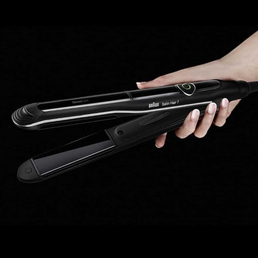 EAN 3030050182125 - Braun Satin Hair 7 SensoCare ST780 Plancha de pelo Caliente Negro 2 m imagen 4