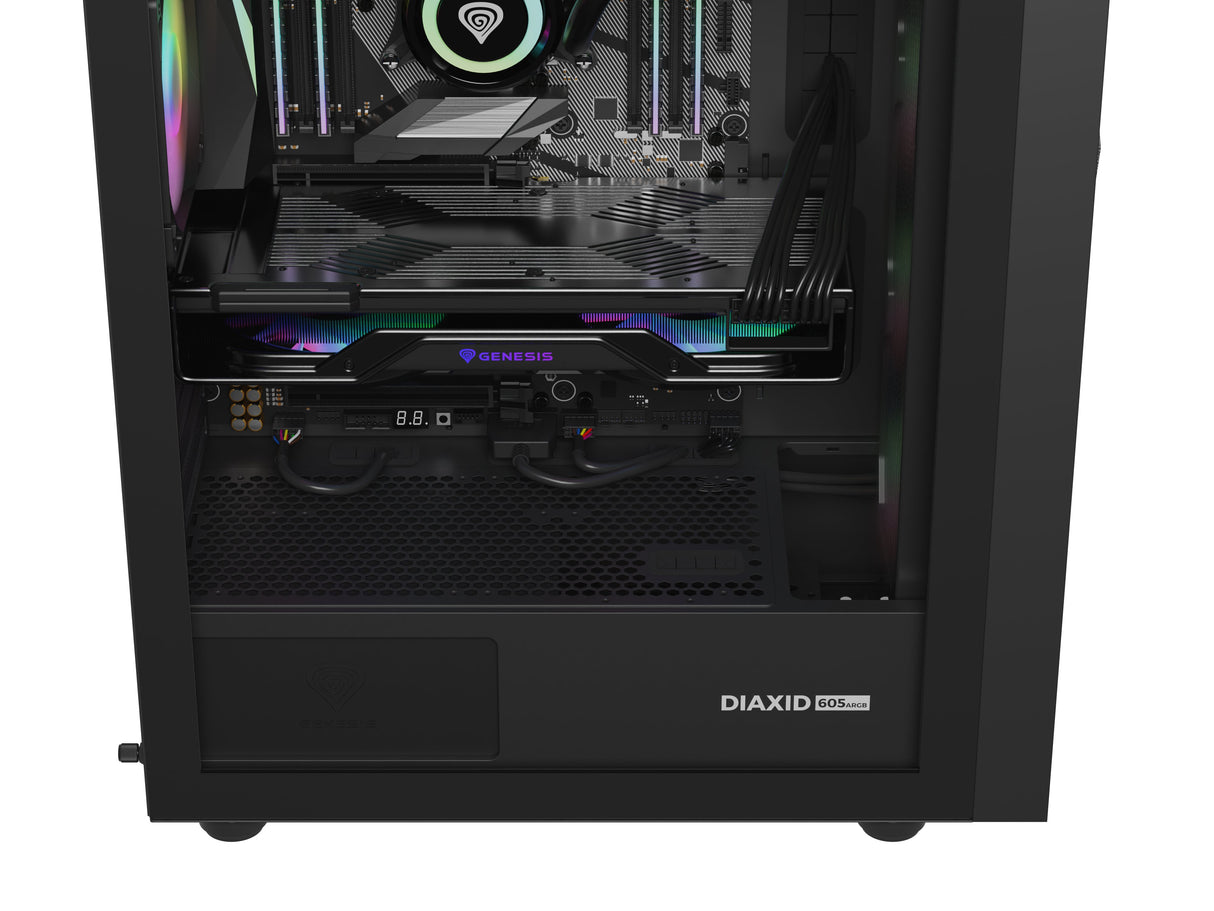 EAN 5901969444537 - GENESIS Diaxid 605 ARGB Midi Tower Negro imagen 23