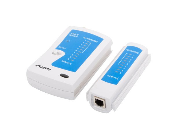 Lanberg Tester Para Cableado Nt-0401,Rj-45/Rj-12/Rj-11,Utp/Ftp/Sftp,9 Led