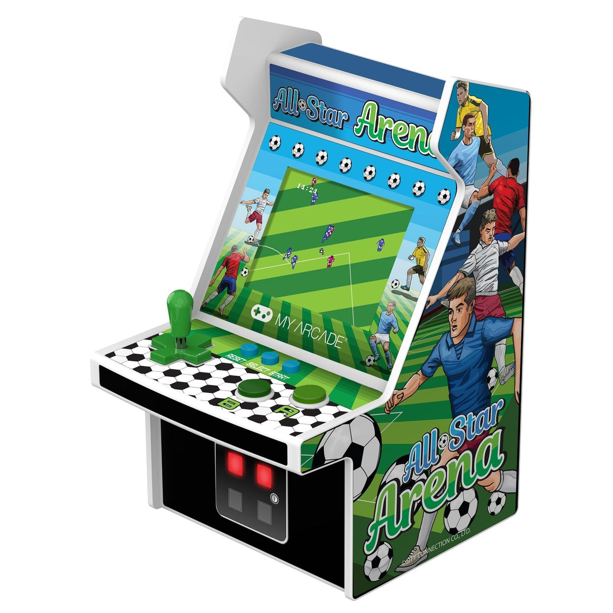 My Arcade Micro Player Allstar Arena 308 Games 6.75" Dgunl-4125