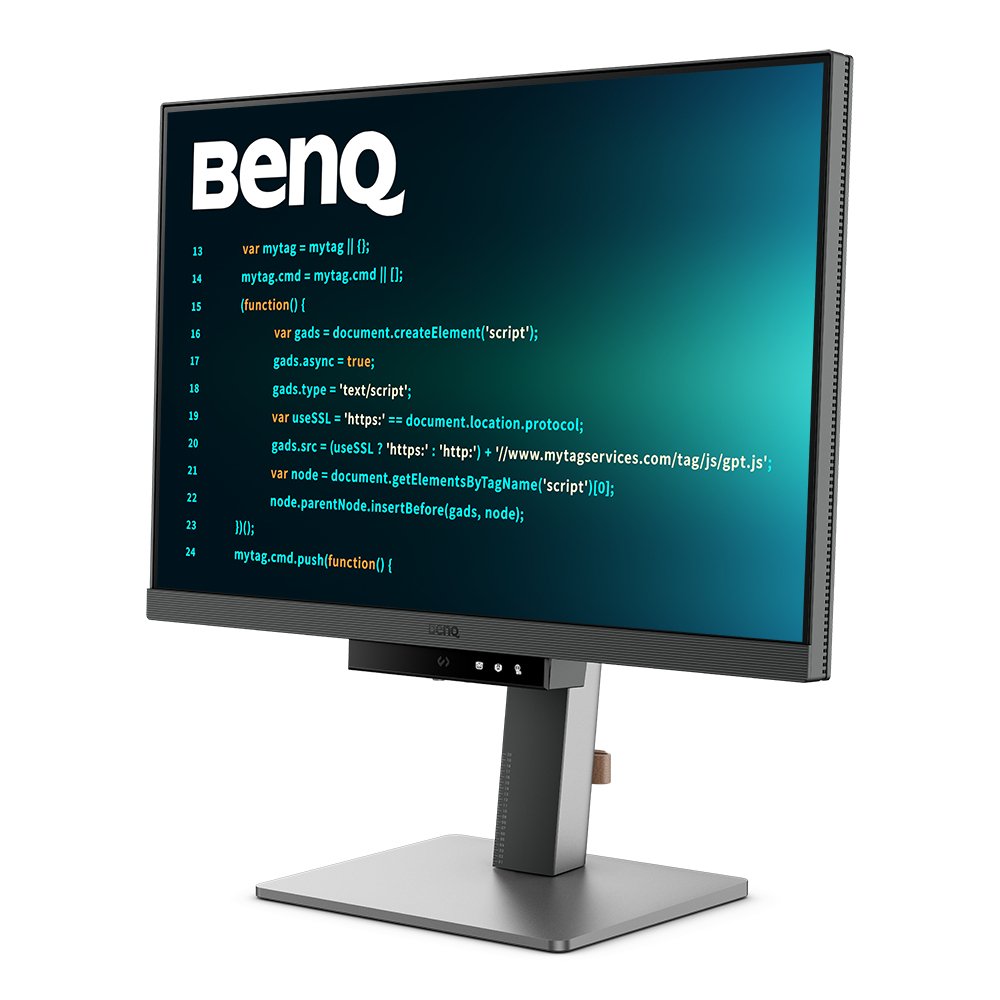 Monitor Para Programacion Benq Rd240q 24.1" Ips Wqxga ,2560 X 1600, 95% P3, Antideslumbramiento, Usb-C Pd90w., 16:10 Hdr10